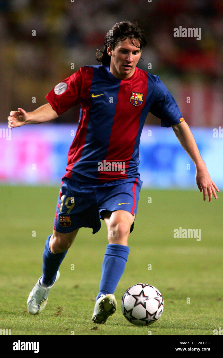 FC Barcelona MESSI 10 UEFA Super Cup ユニ Soccer - UEFA Super Cup - Barcelona v Seville - Stade Louis II
