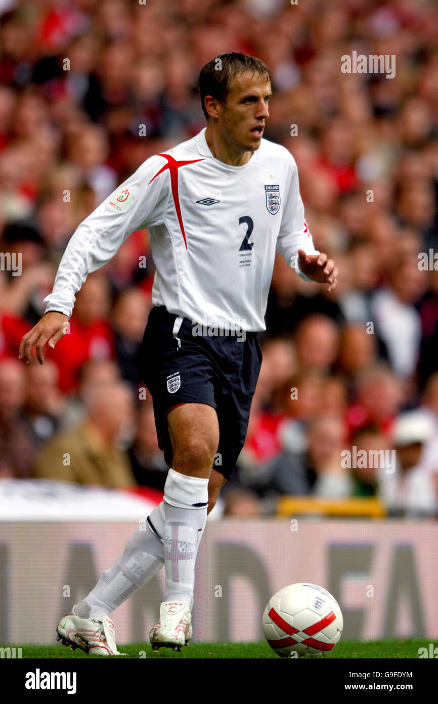 Soccer - UEFA European Championship 2008 Qualifying - Group E - England v Andorra - Old Trafford Stock Photo