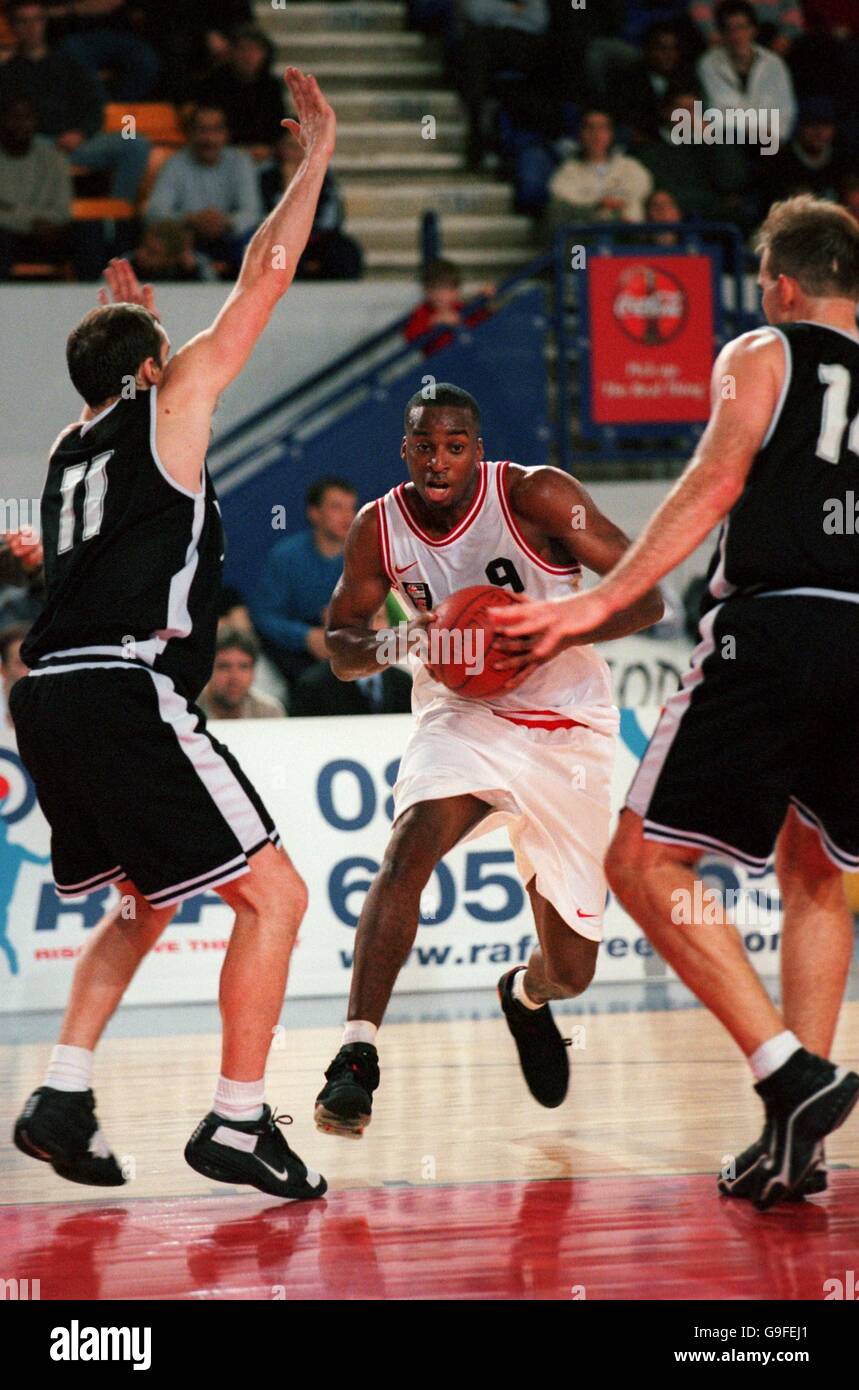 Basketball 2001 European Championship Semi Final Round England v