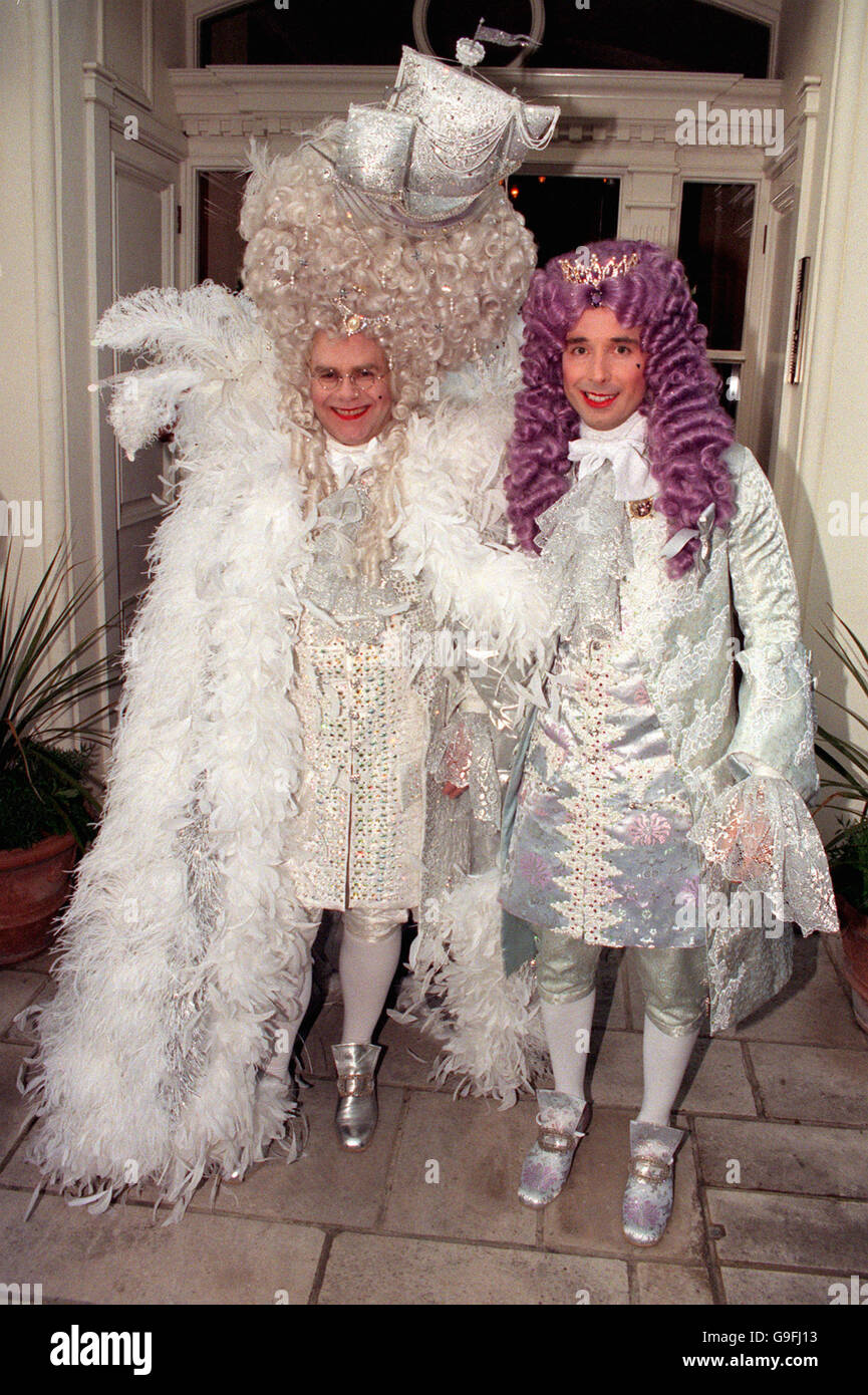 Elton john 50th birthday party hi res stock photography and images Alamy
