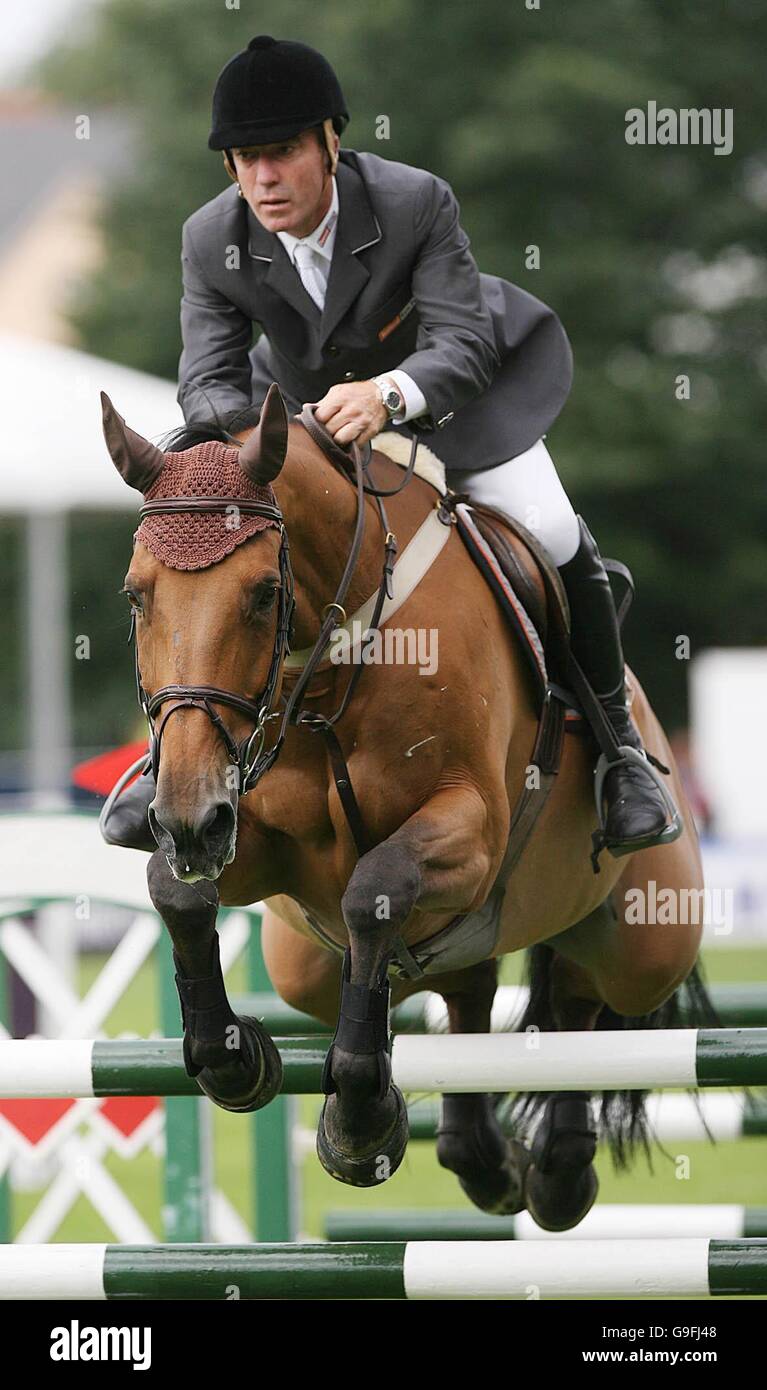 Equestrian Failte Ireland Dublin Horse Show Dublin Ireland Stock
