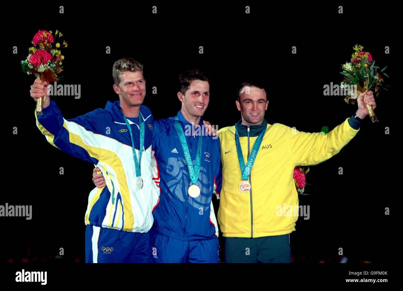 Sydney 2000 Olympic Games - Sailing - Medal Presentation Stock Photo