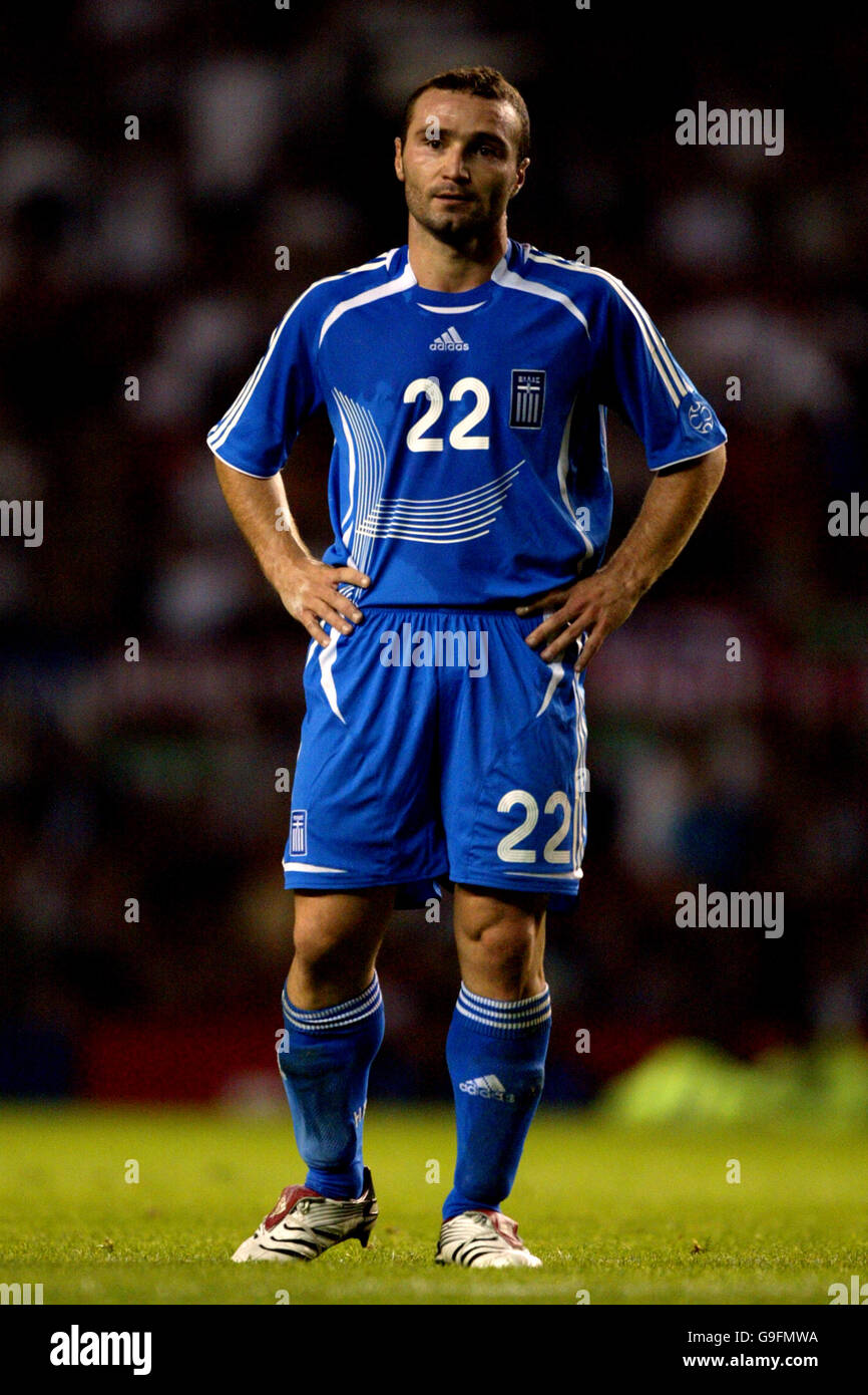 Soccer - International Friendly - England v Greece - Old Trafford Stock Photo