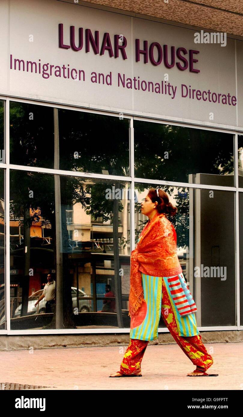 The exterior of lunar house in croydon hires stock photography and