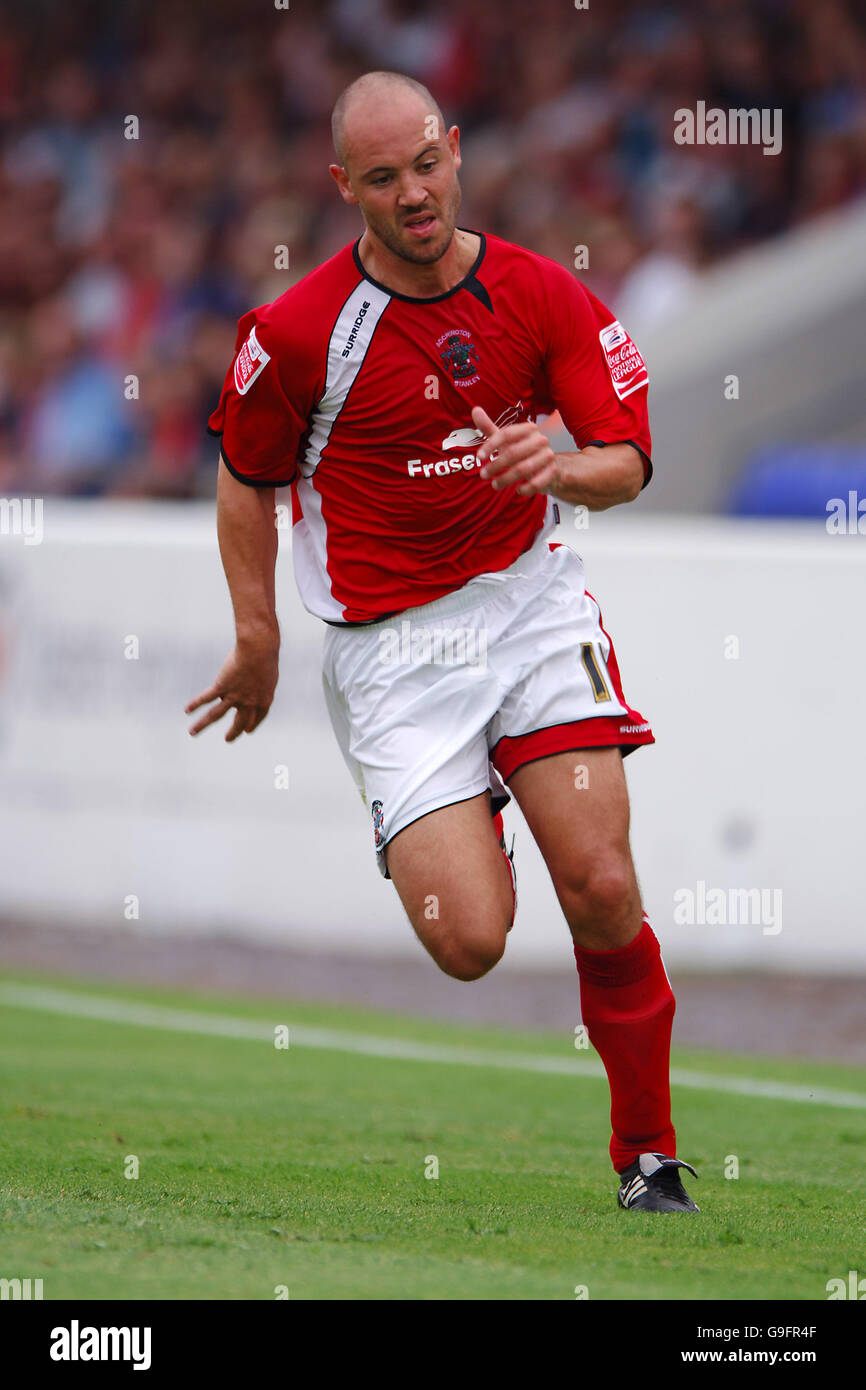 Soccer - Coca-Cola Football League Two - Chester City v Accrington Stanley - Deva Stadium. Paul Mullin, Accrington Stanley Stock Photo