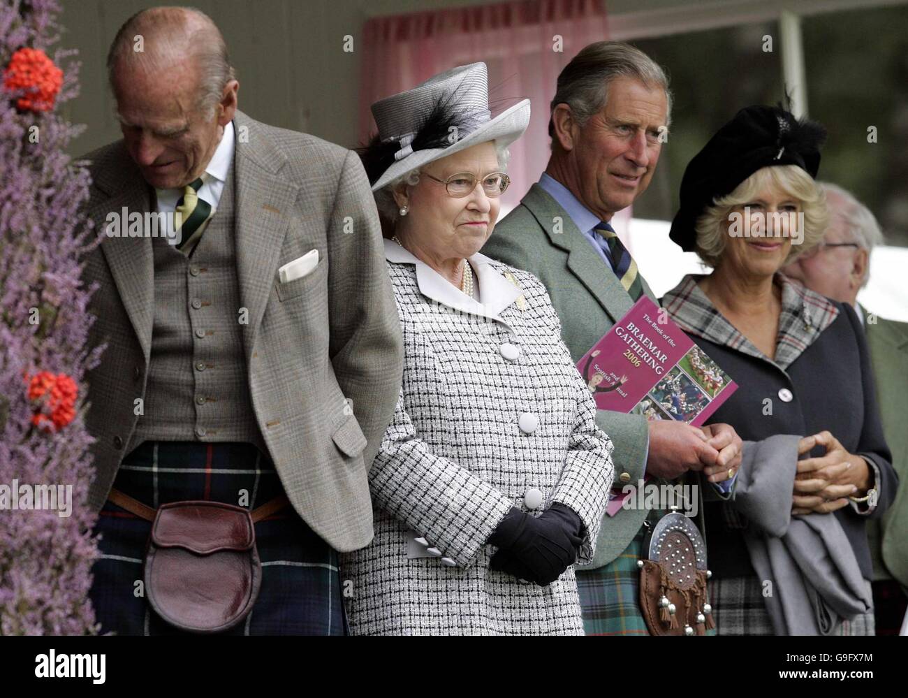 Britain's Queen Elizabeth II, her husband the Duke of Edinburgh, the ...