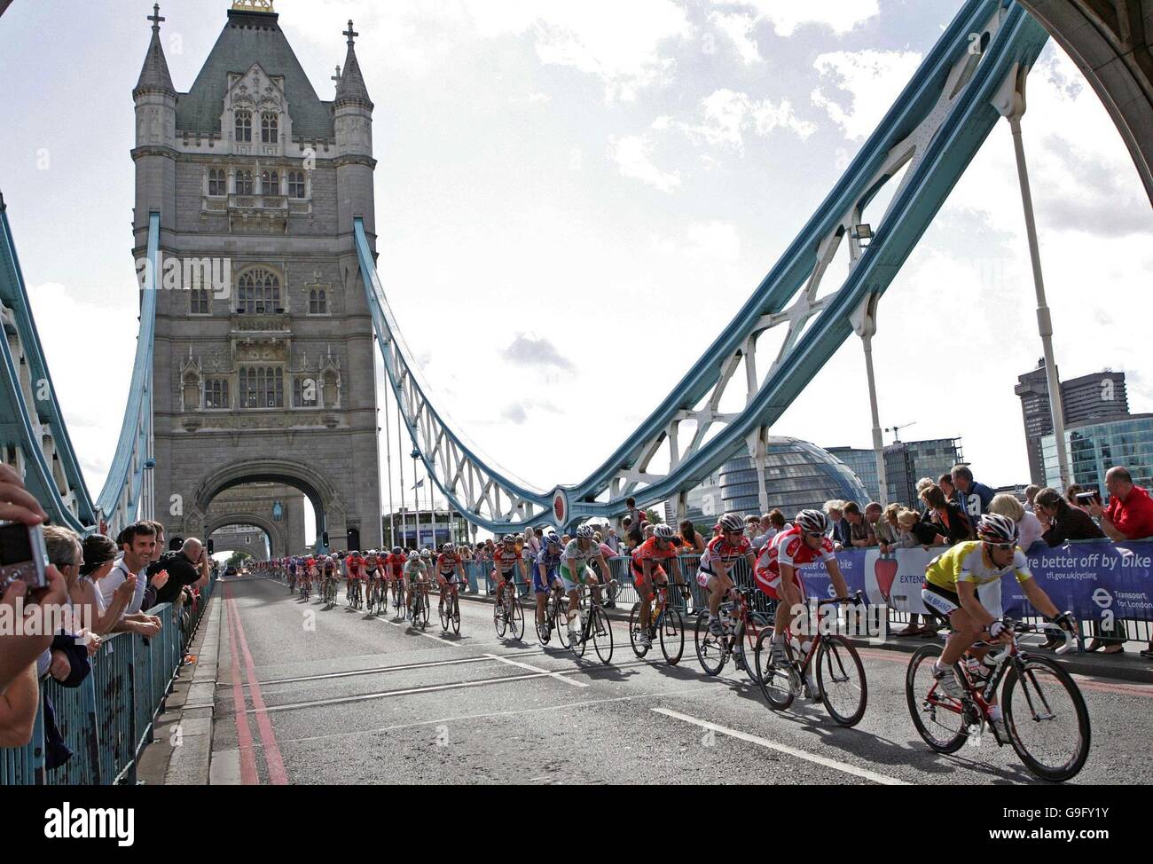 Cycling - Tour of Britain Stock Photo