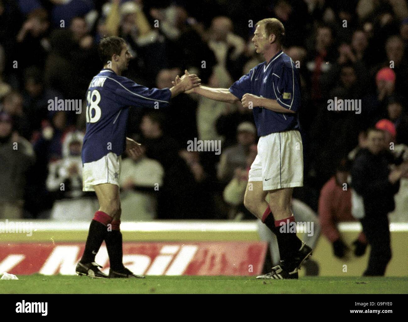 JORG ALBERTZ GLASGOW RANGERS FC 29 August 1996 Stock Photo - Alamy