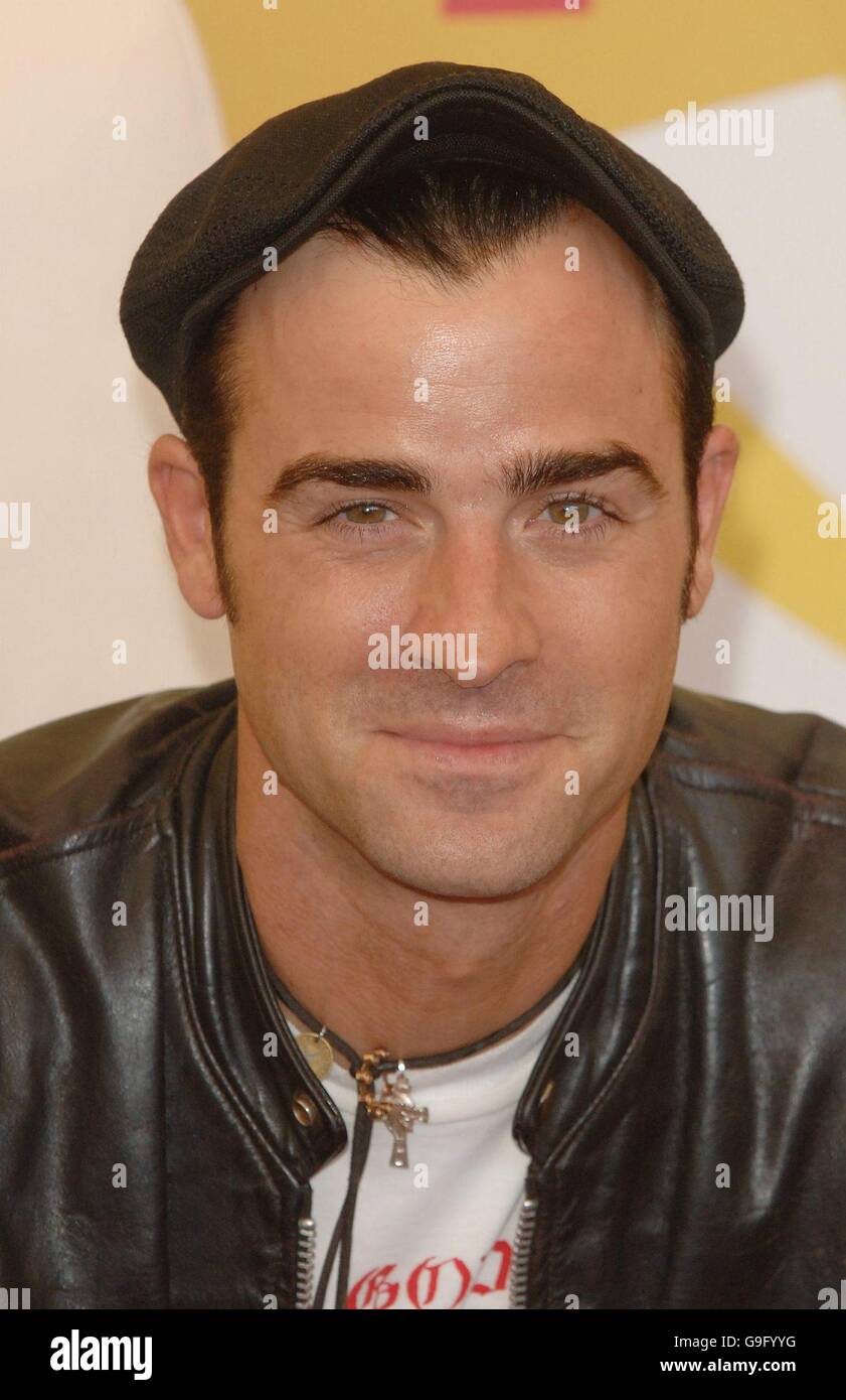 AP OUT Justin Theroux attends a photocall for his new film Inland Empire at the Palazzo del Casino, Venice, Italy during the 63rd Venice Film Festival. Stock Photo