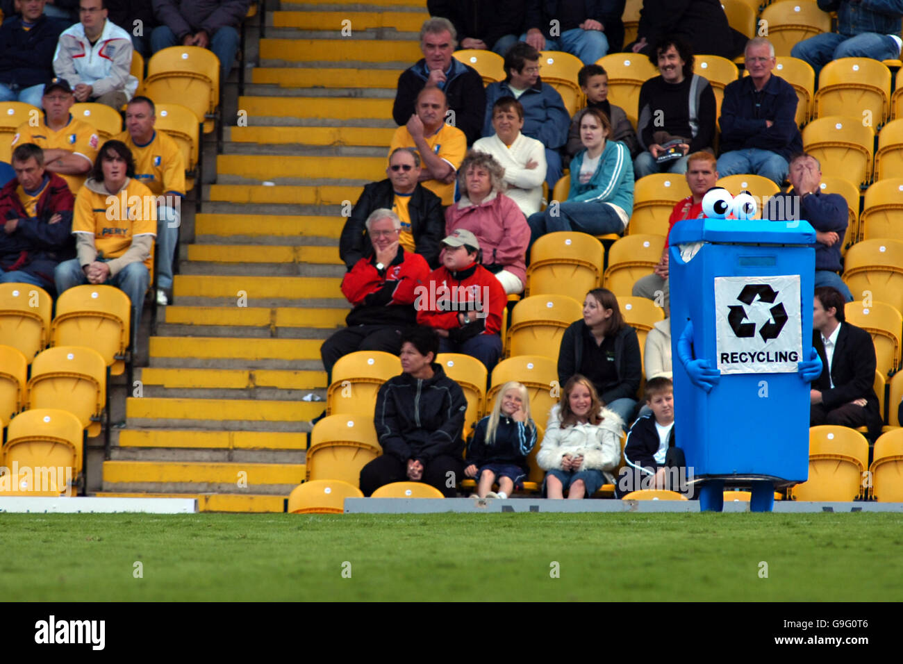 Football mascot recycling hires stock photography and images Alamy