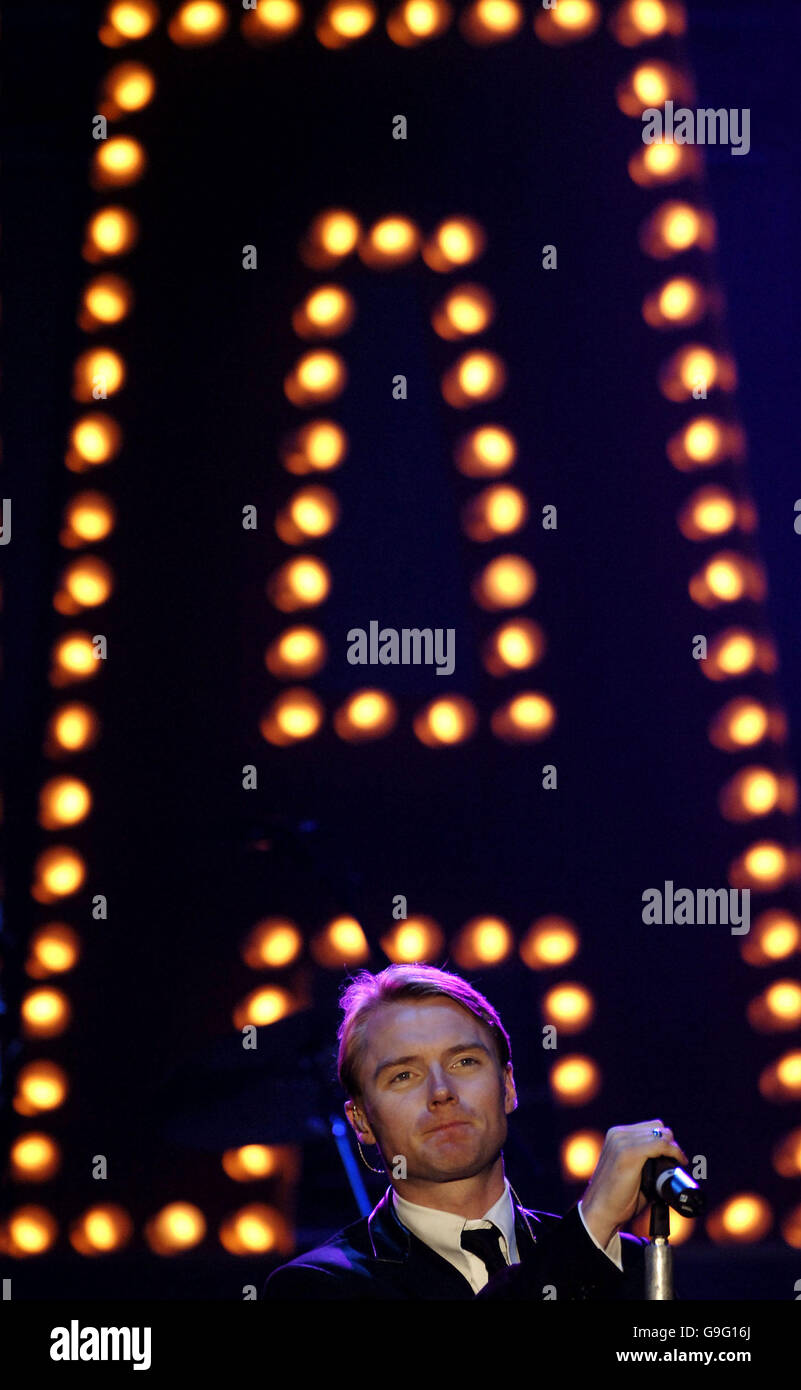 Ronan Keating performing at Kenwood House in Hampstead, north London