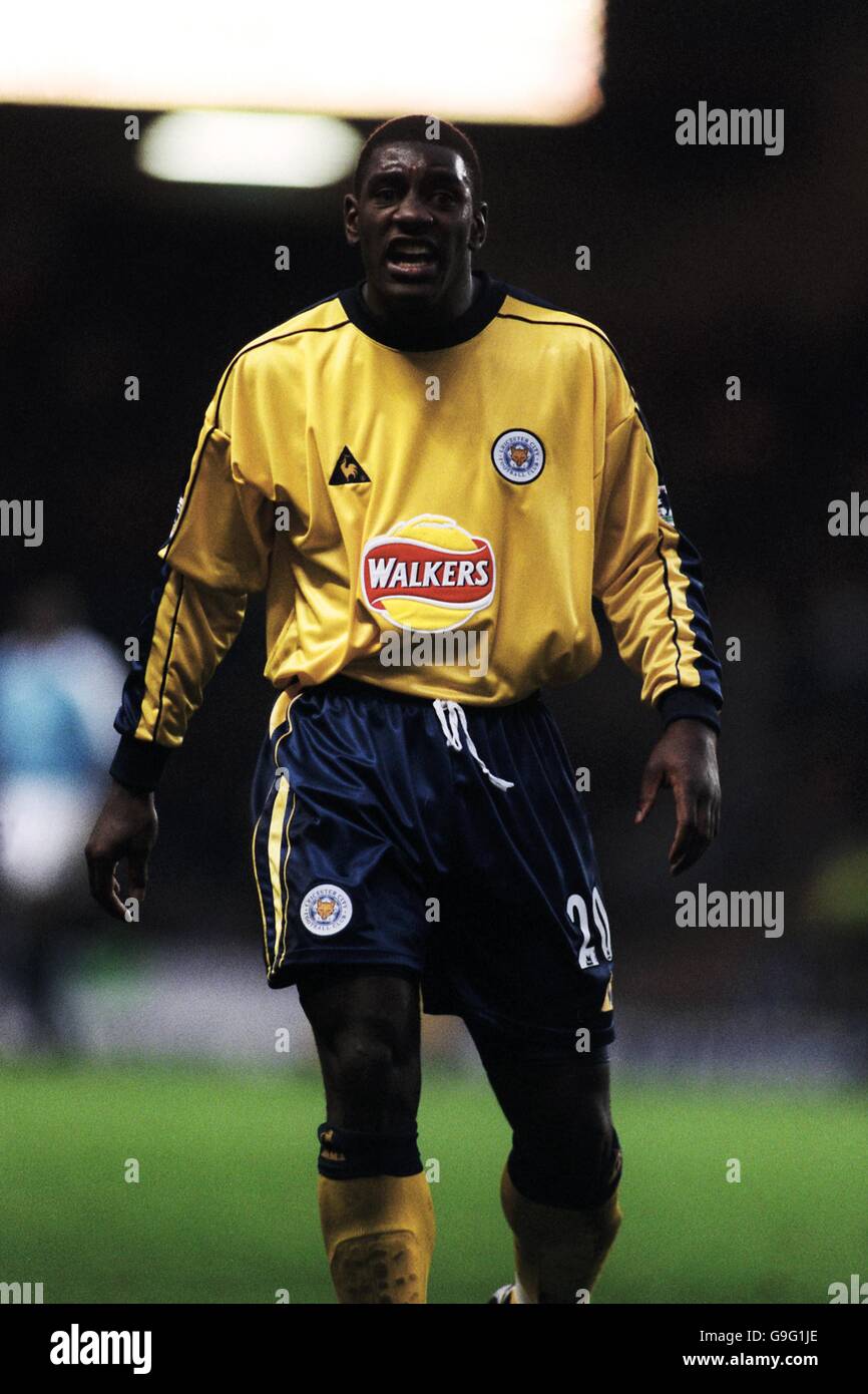 Soccer - FA Carling Premiership - Manchester City v Leicester City. Trevor Benjamin, Leicester City Stock Photo