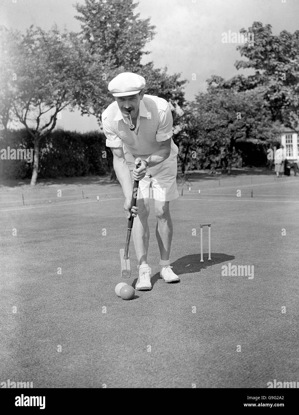 Croquet Roehampton Stock Photo Alamy
