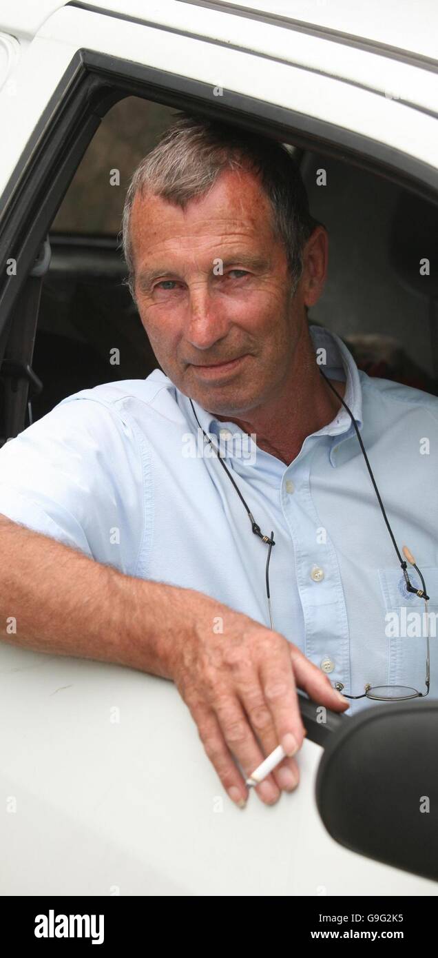 Spot fine apparently flicking cigarette ash car window hires stock