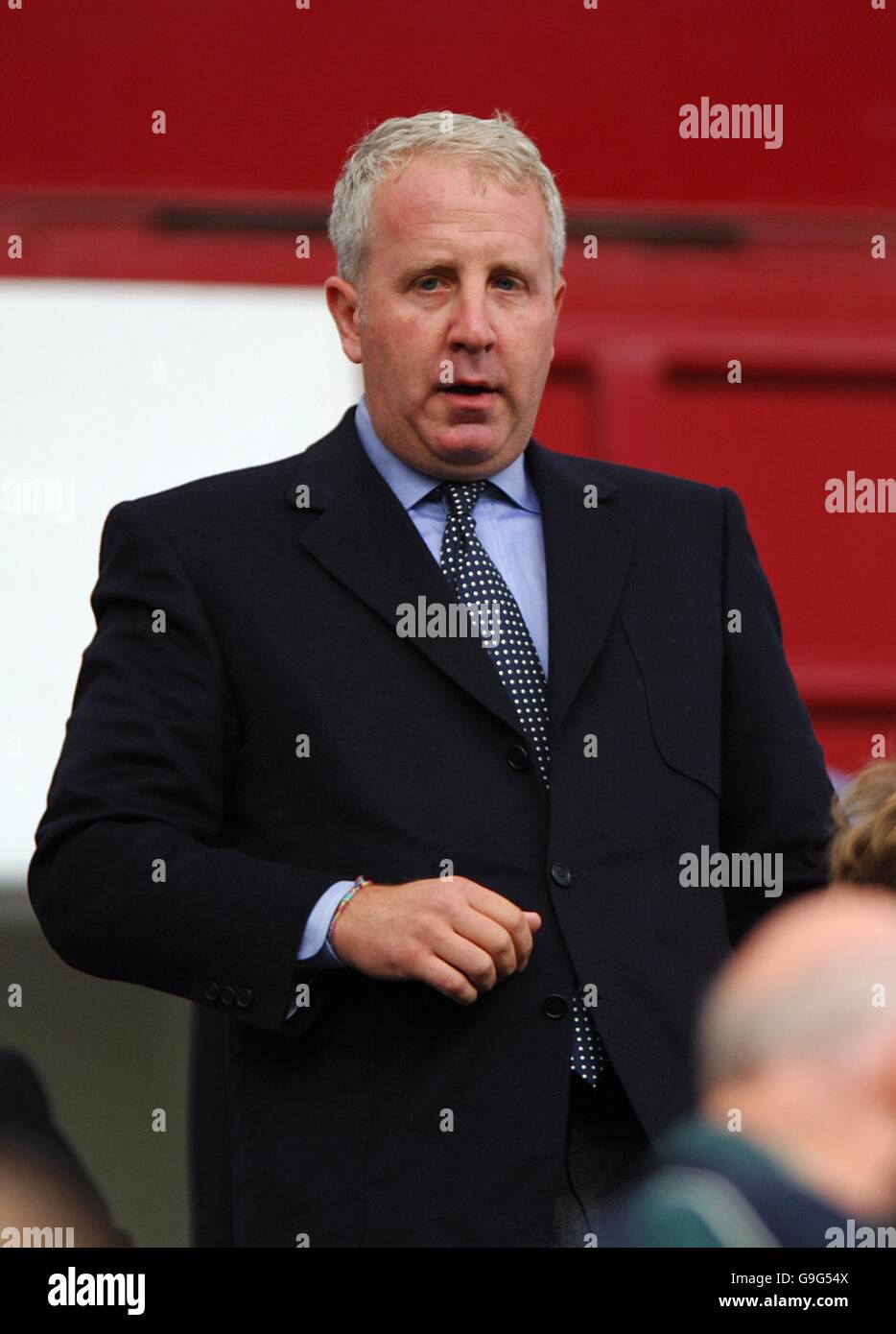 Soccer - FA Barclays Premiership - Aston Villa v Newcastle United - Villa Park. Randy Lerner, Aston Villa Major Shareholder Stock Photo