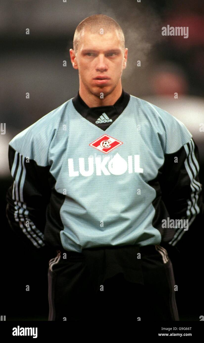 Soccer - UEFA Champions League - Second Stage Group C - Spartak Moscow v Arsenal. Alexander Filimonov, Spartak Moscow goalkeeper Stock Photo