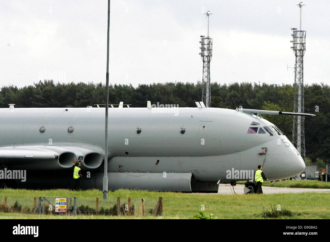 Kinloss RAF base Stock Photo Alamy