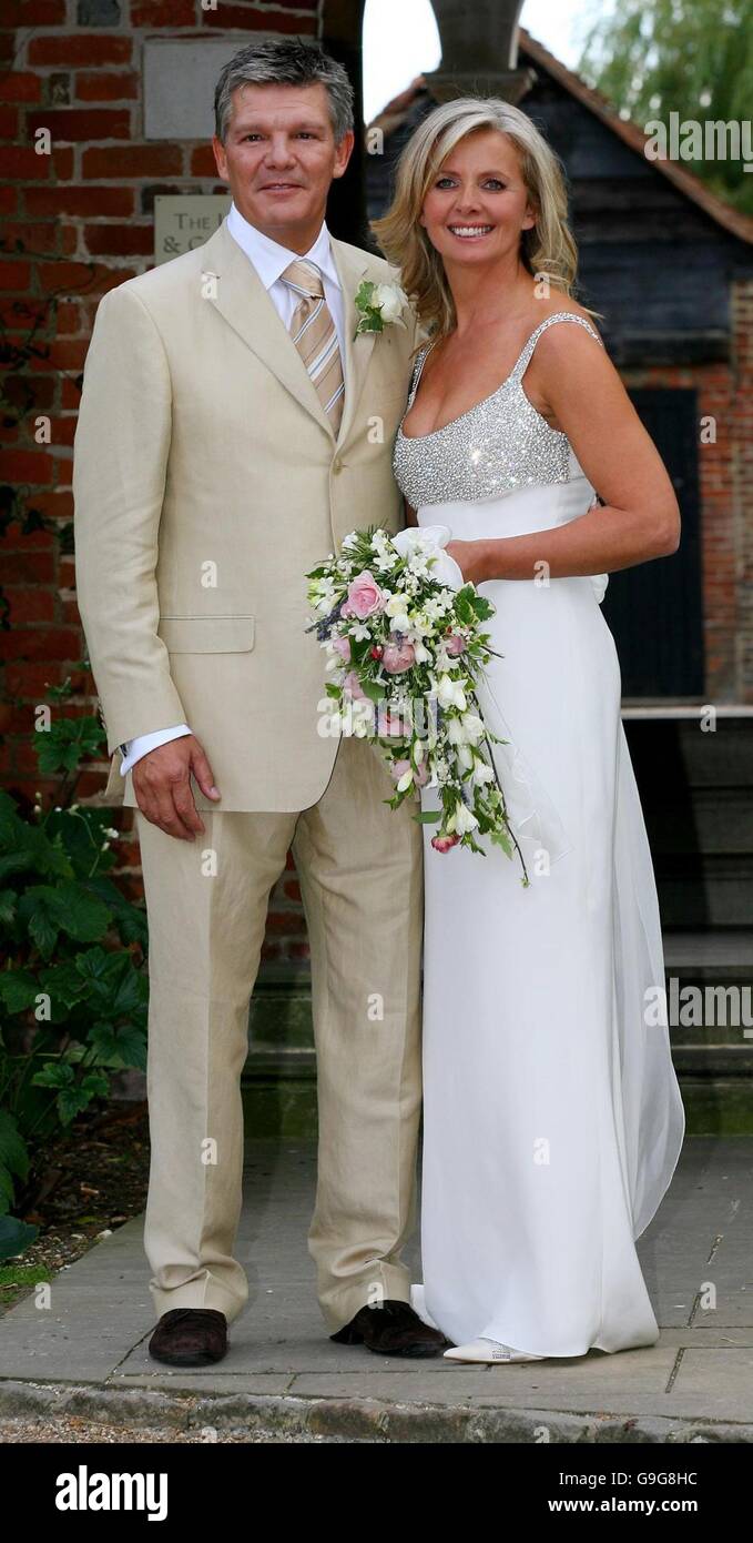 Caron Keating's widowed husband remarries. Russ Lindsay and Sally Meen