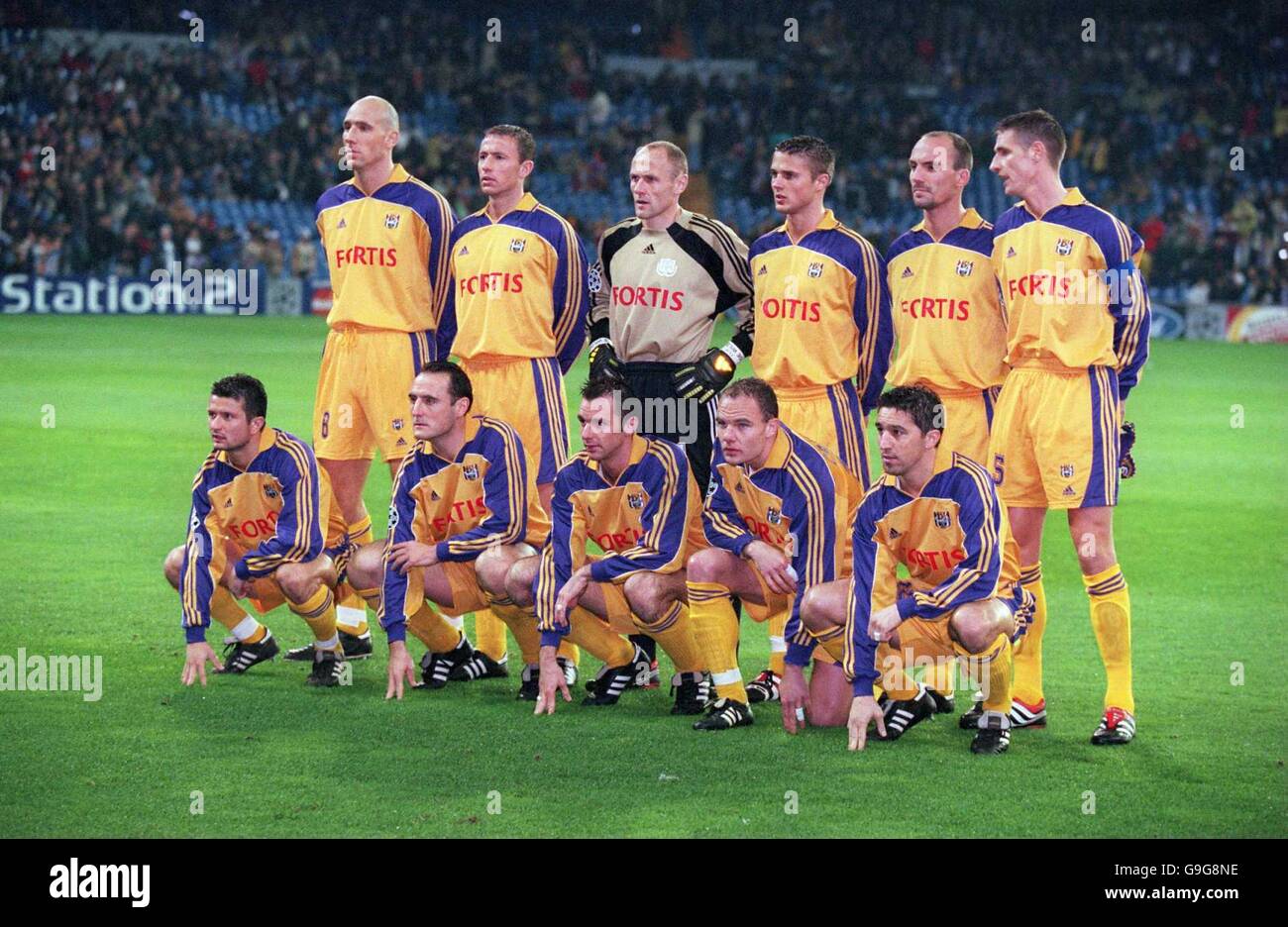 Anderlecht's Frederik Kristian Arnstad celebrates after scoring during a  soccer match between, Stock Photo, Picture And Rights Managed Image.  Pic. VPM-63334585