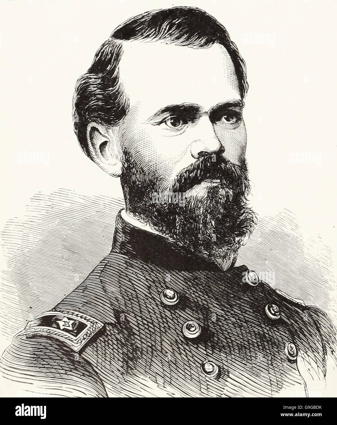 General James B Mcpherson - USA Civil War Stock Photo