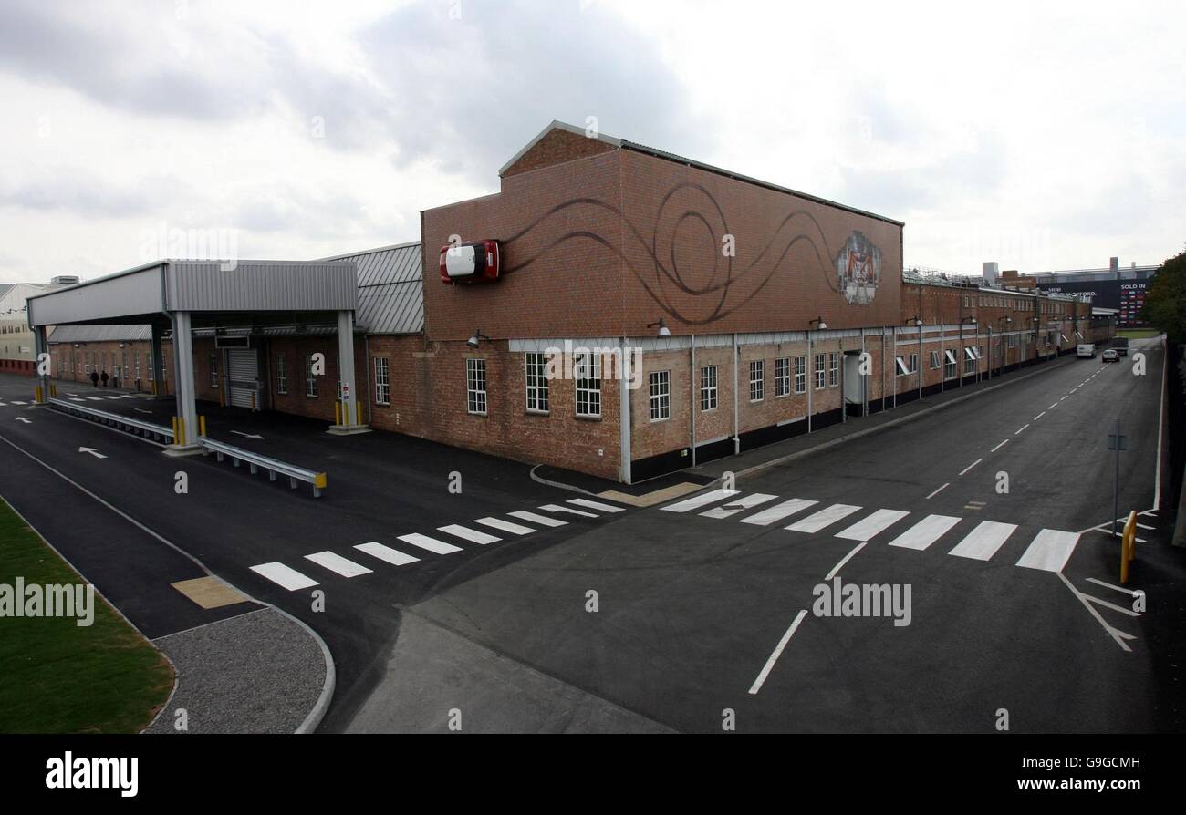 The BMW plant in Cowley, Oxford, where production has started on the