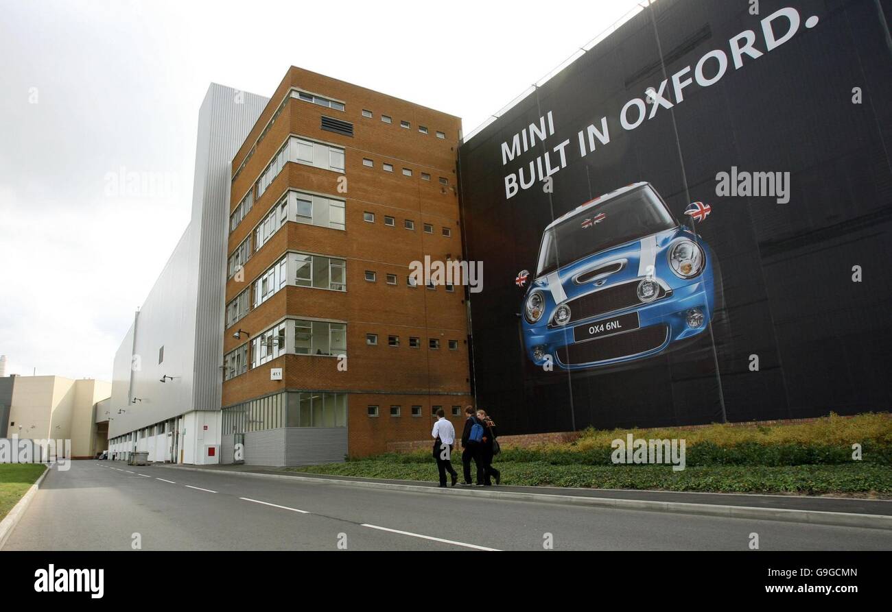 The BMW plant in Cowley, Oxford, where production has started on the