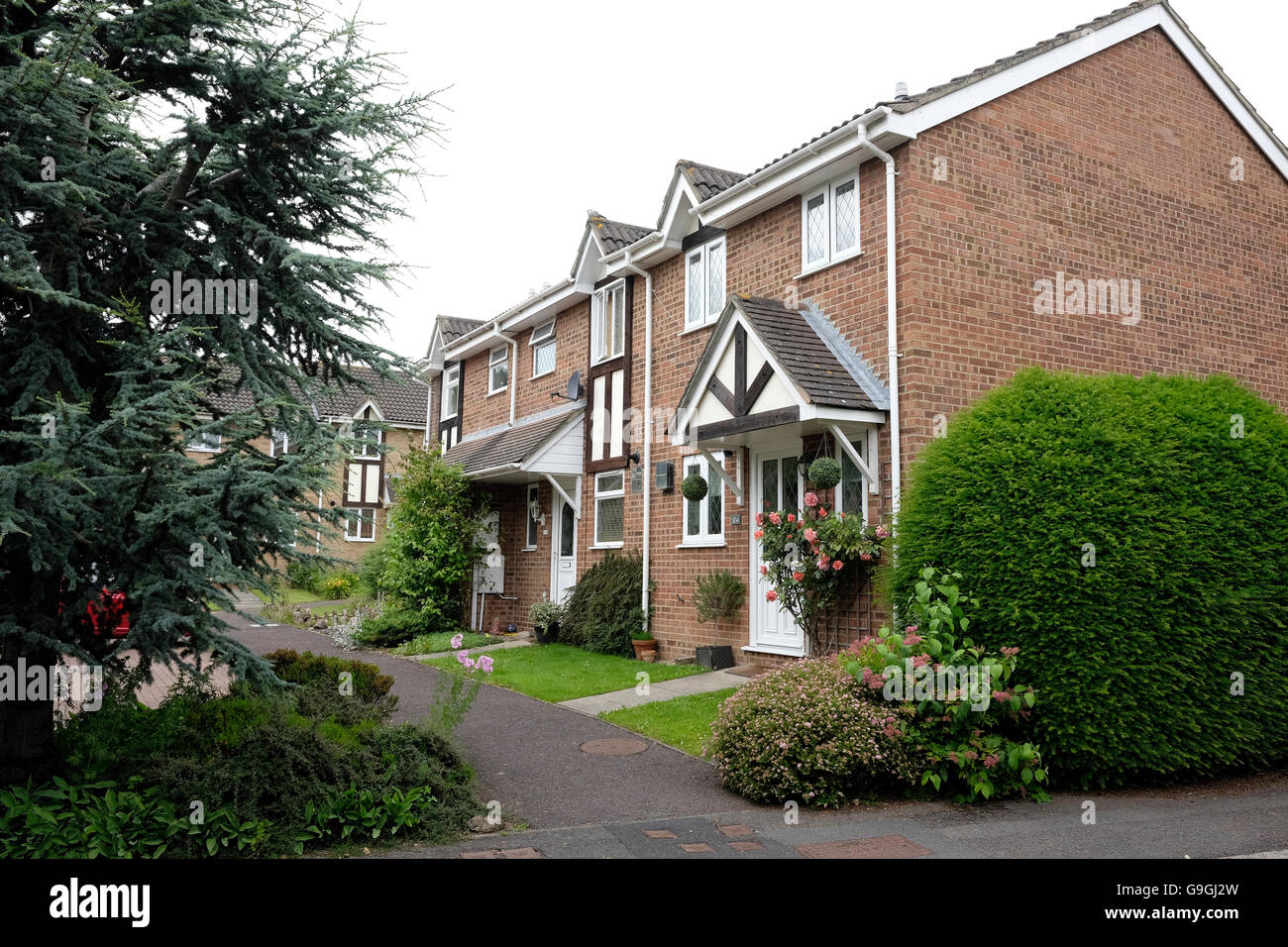 Up market estate homes built in Bradley Stoke, Bristol in the 1990's