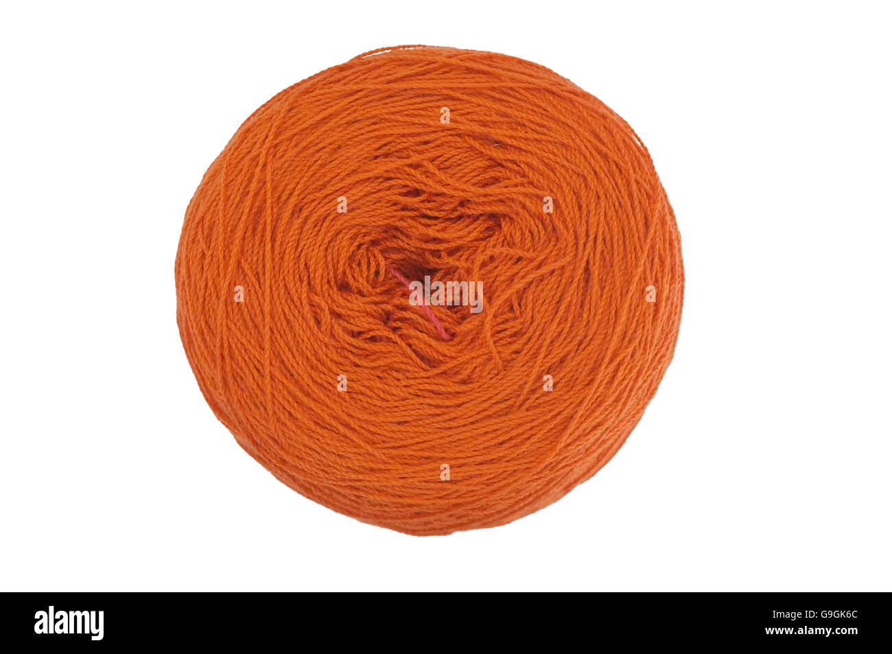 Skein white yarn crochet Cut Out Stock Images & Pictures - Alamy