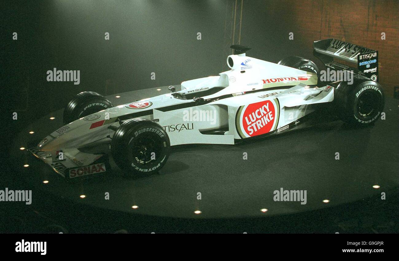 Motor Racing - Formula One - Lucky Strike BAR Honda BAR 003 car launch -  Planit 2000, London Stock Photo - Alamy