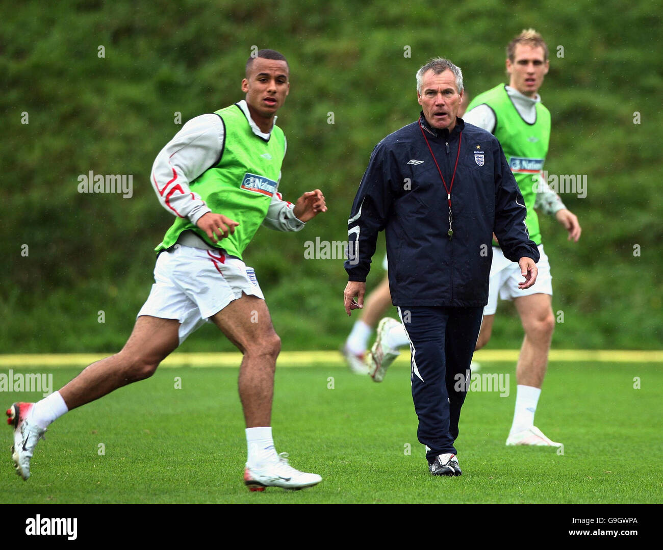 Tuesday, August 10, 2021: New England Patriots running back J.J. Taylor  (42) works on an agility