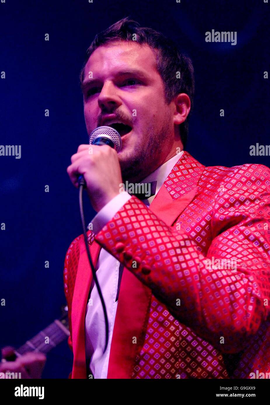Brandon Flowers of The Killers performs in concert at the Empress