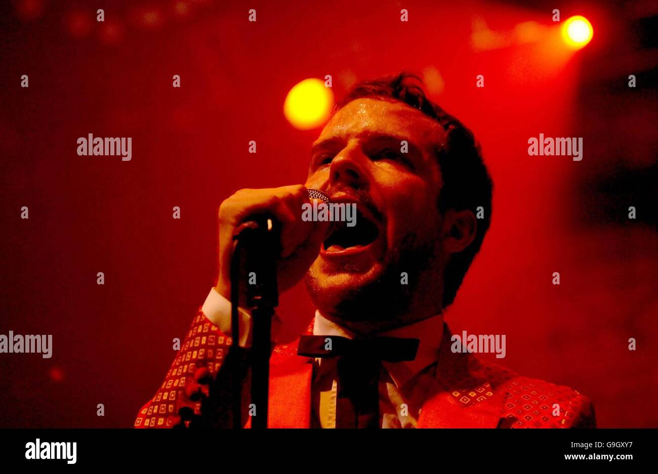 Brandon Flowers of The Killers performs in concert at the Empress