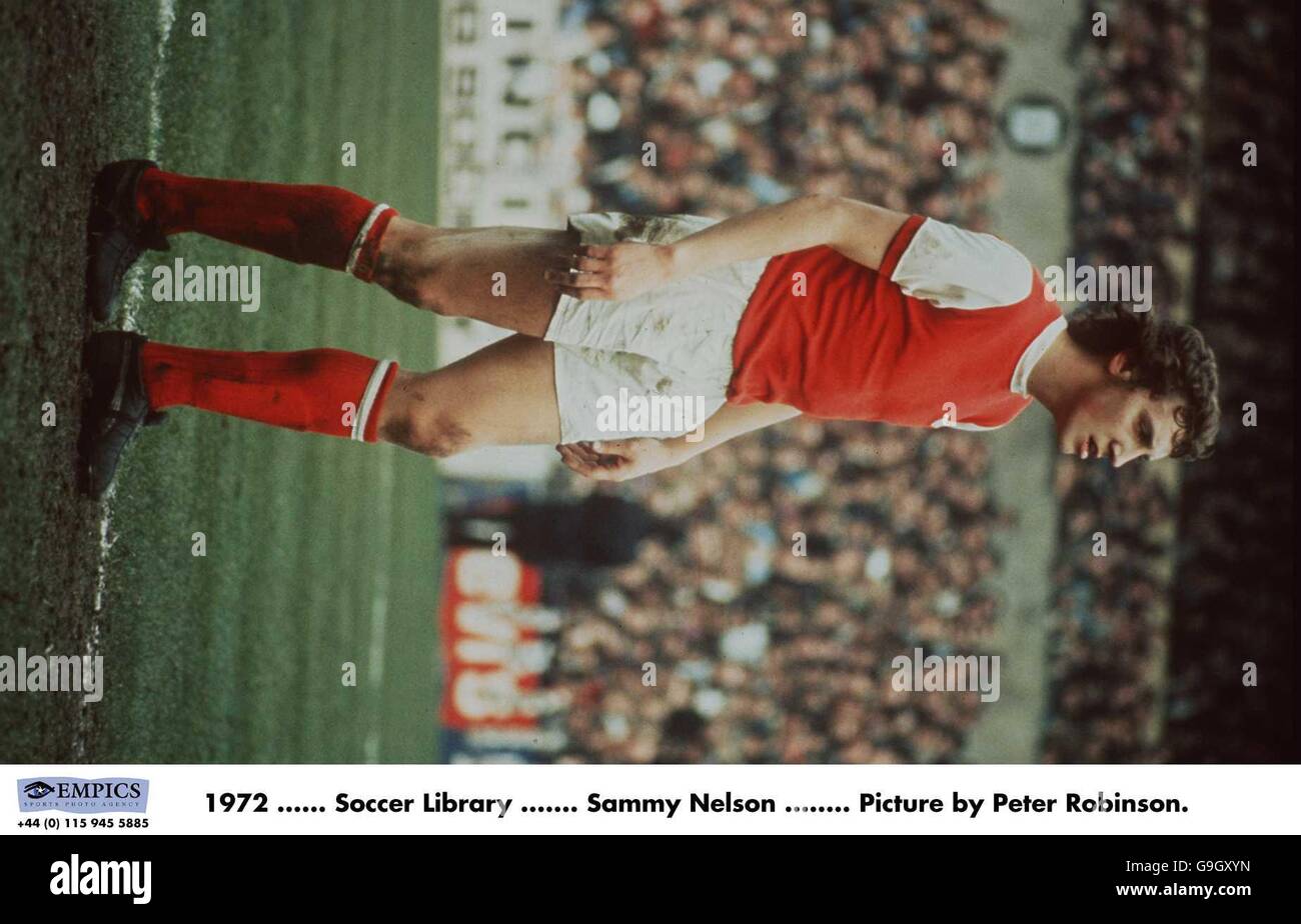 EMPICS,3,Sammy Nelson. 1972. Soccer Library. Sammy Nelson. Picture by Peter Robinson. Stock Photo