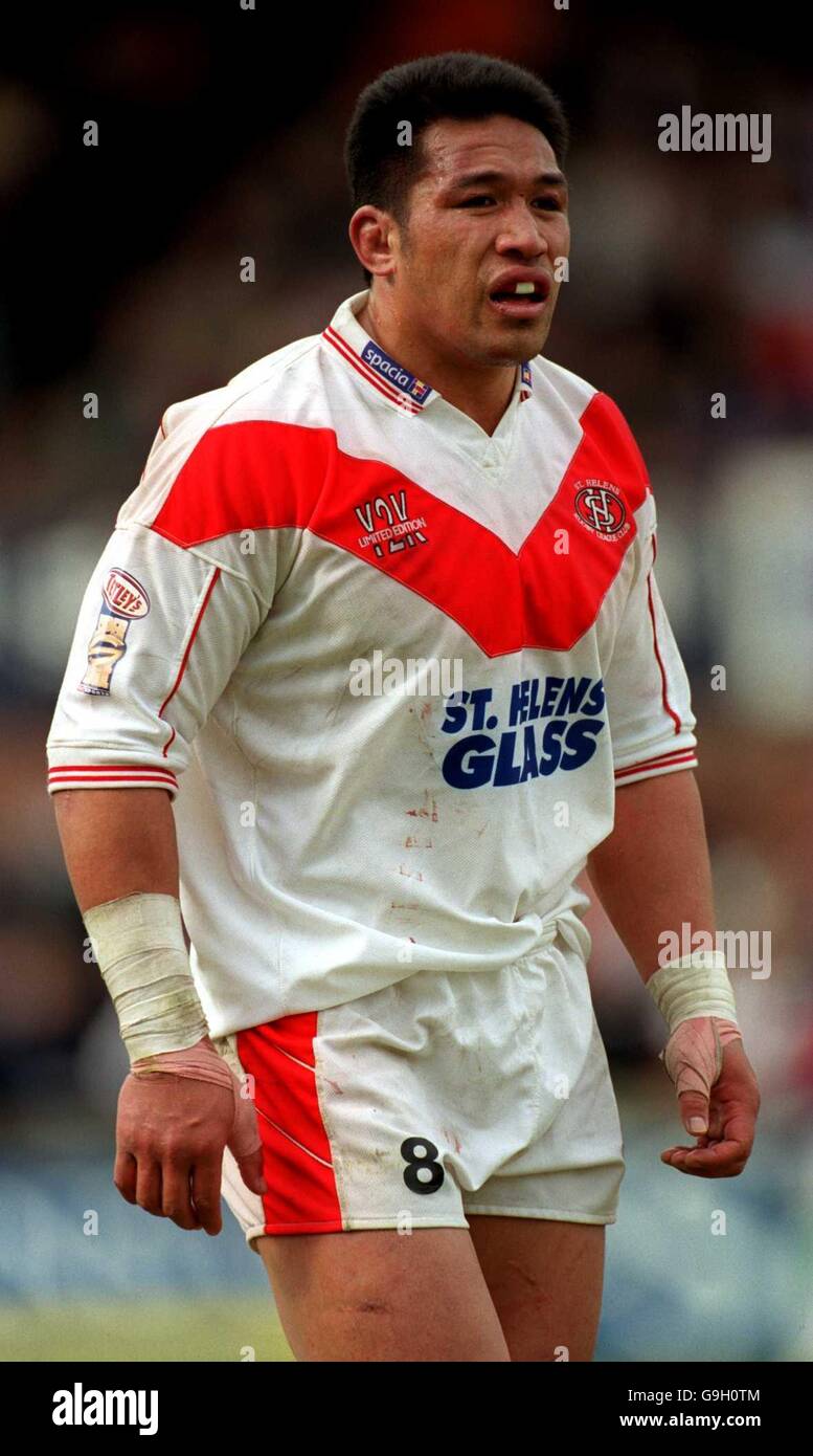 Rugby League - St. Helens v Halifax Stock Photo - Alamy