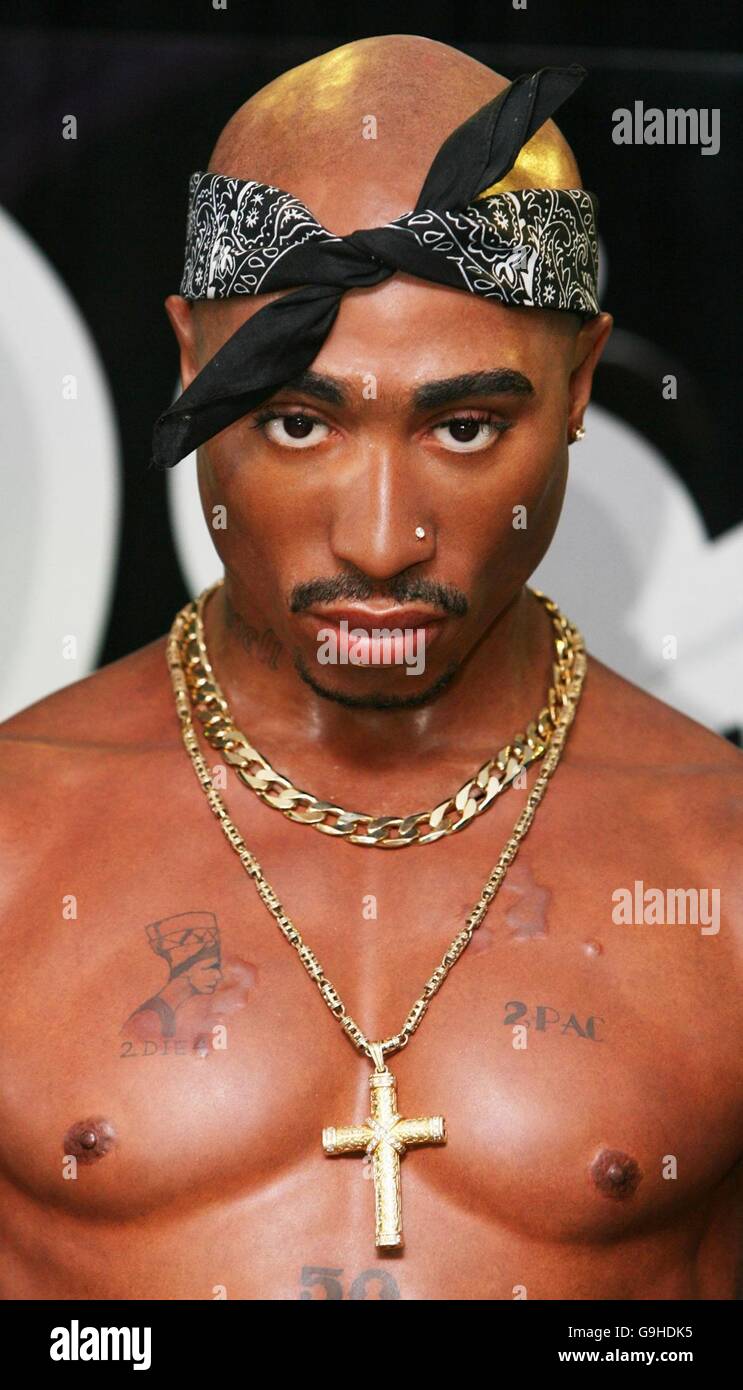 Tupac Shakur model unveiled at Tussauds Stock Photo - Alamy