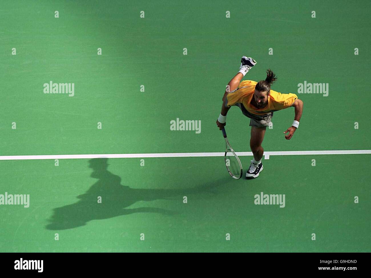 Pat Rafter Trophy Australian Pat Rafter in action during his victory over Scott Draper ...