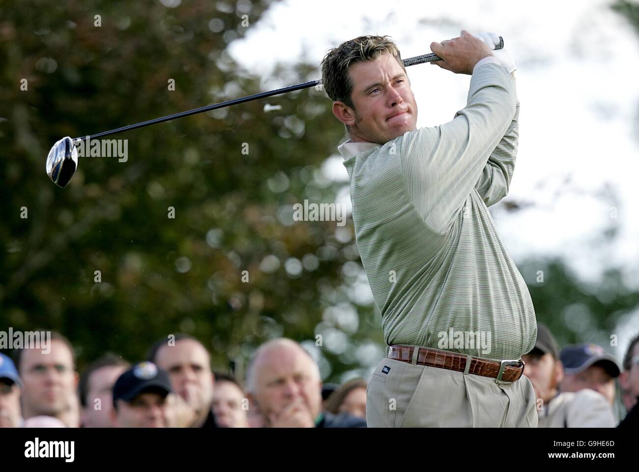 Golf - 36th Ryder Cup - Day One - The K Club. Lee Westwood, Europe Ryder Cup Team. Stock Photo