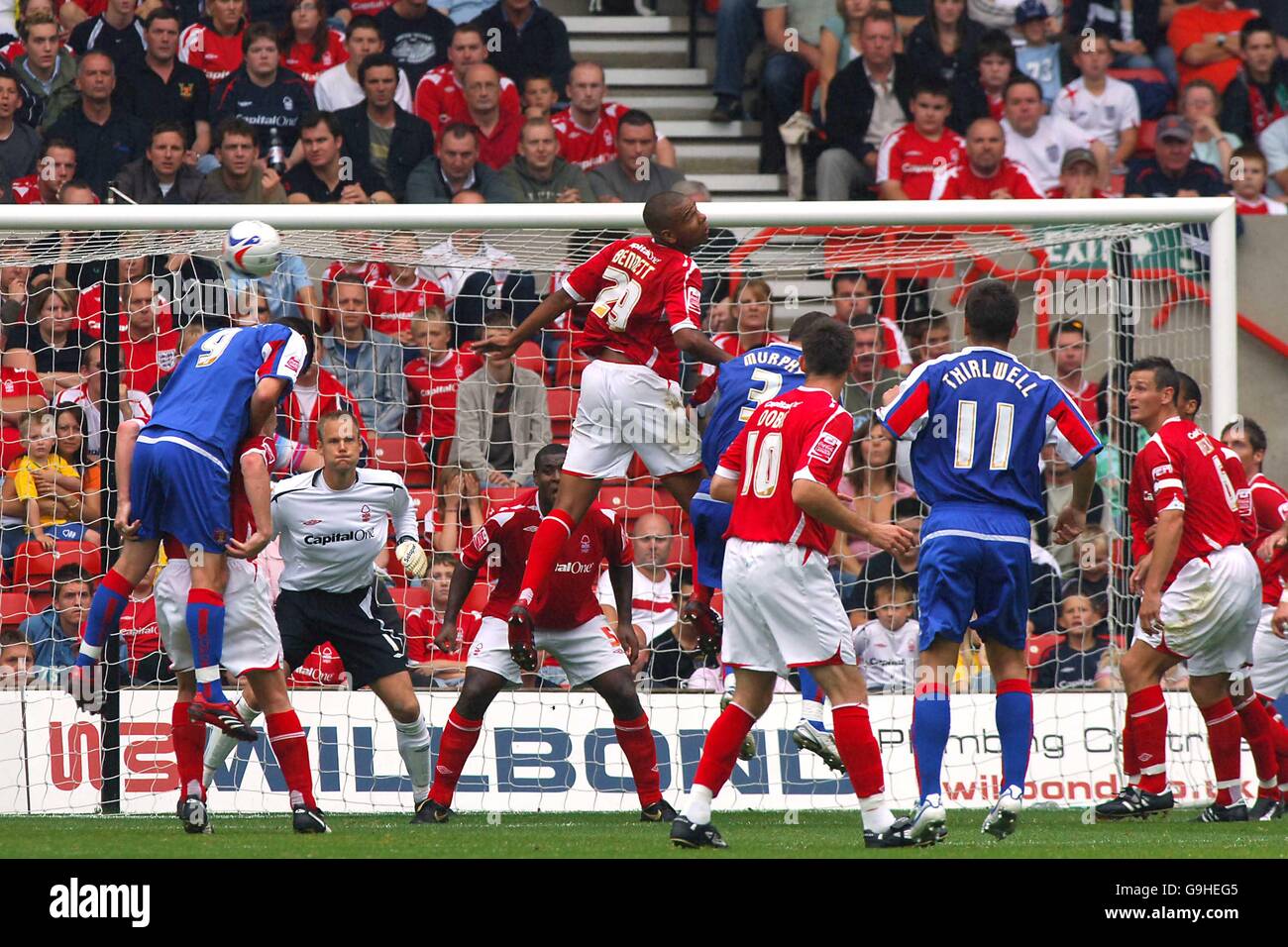 Soccer - League One match - Nottingham Forest v Carlisle - City Ground Stock Photo