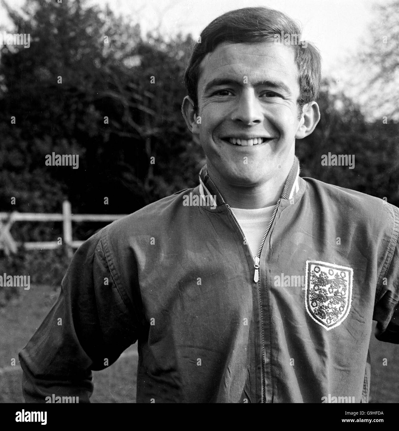 Soccer - England Training. John Hollins, England Stock Photo