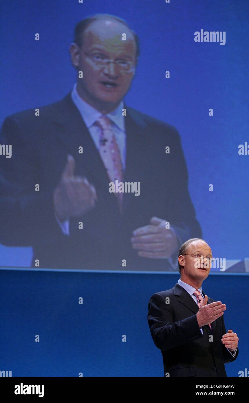 Shadow secretary state education skills david willetts hires stock