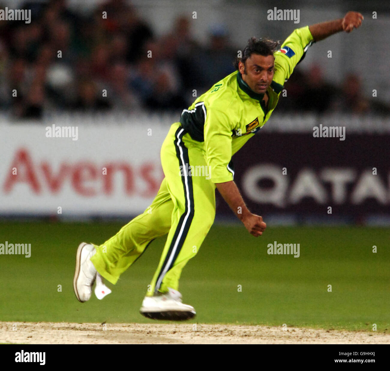 Cricket - NatWest One Day International Series - England v Pakistan - Trent Bridge. Pakistan's Shoaib Akhtar Stock Photo