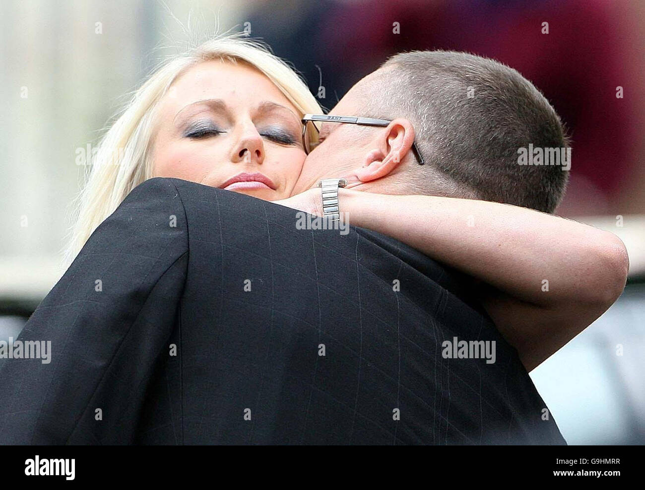Paul Hunter funeral Stock Photo Alamy