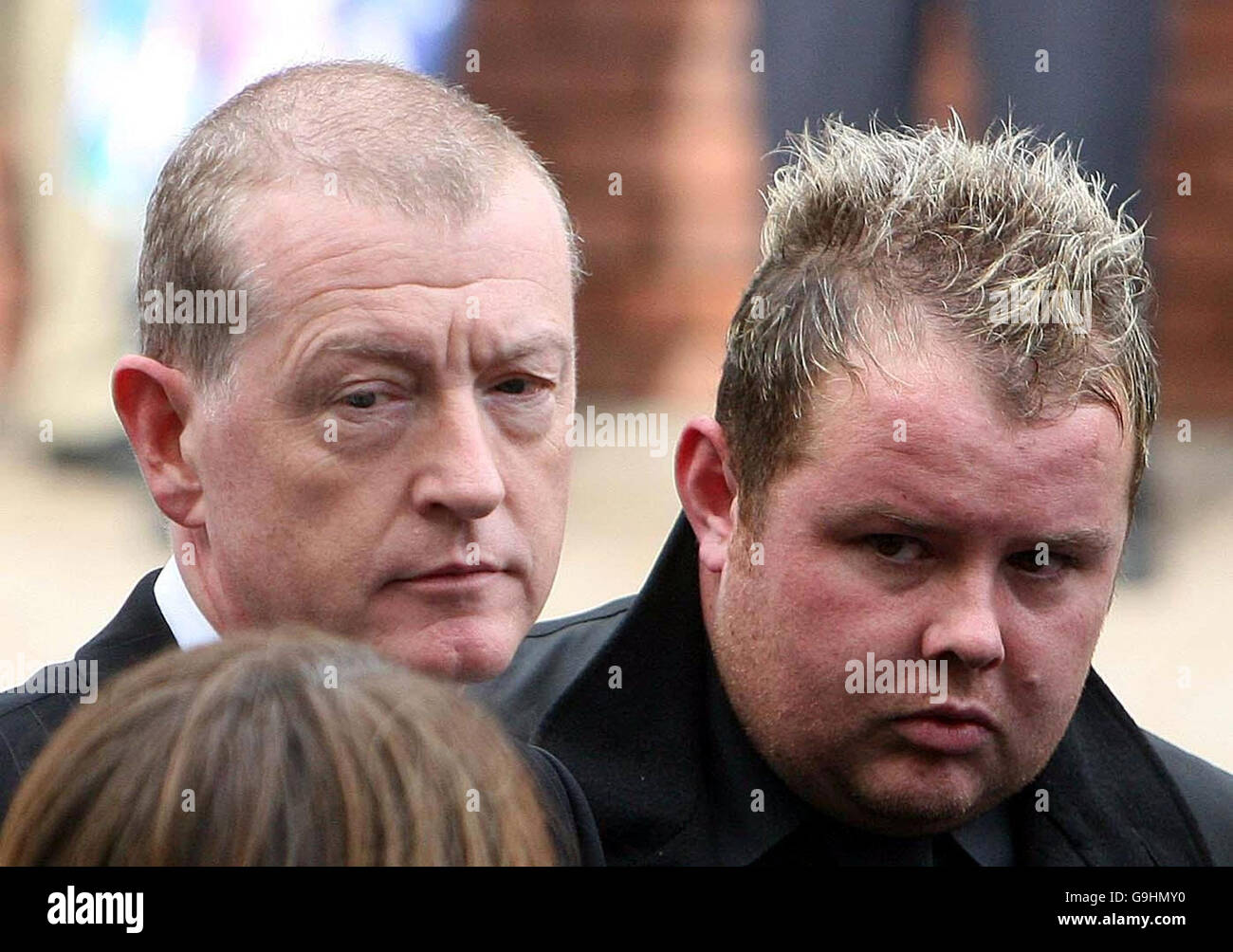 Paul Hunter funeral Stock Photo Alamy