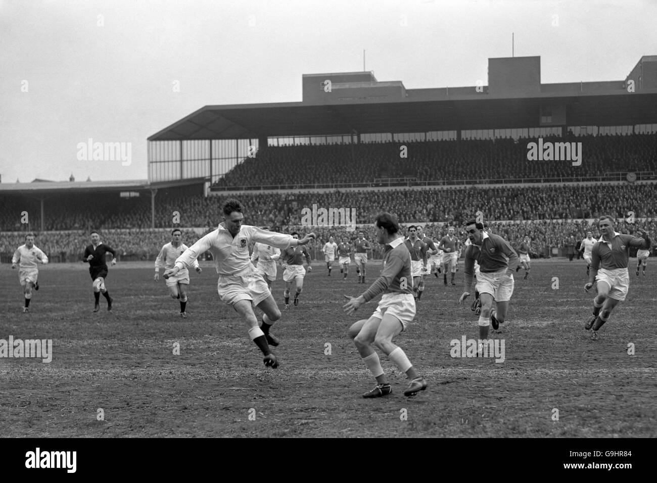 Five nations wales v england at cardiff arms park hires stock