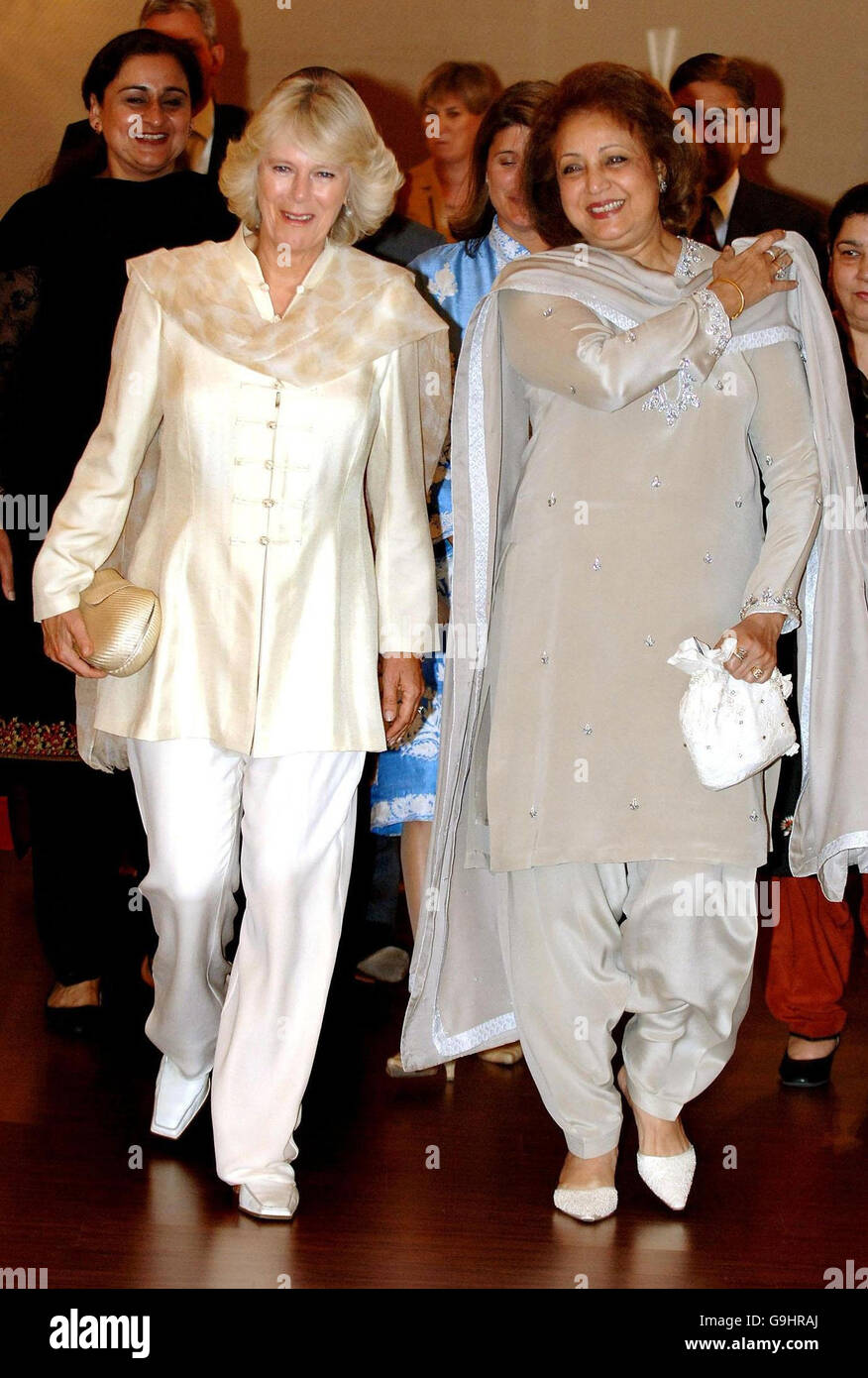 The Duchess of Cornwall meets the Pakistan President's wife Begum Sehba