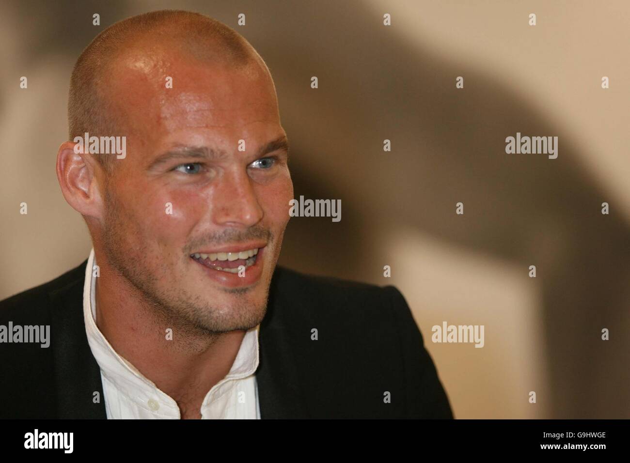 Freddie Ljungberg in a photocall for Calvin Klein (for whom he models), at  the House of Fraser, central London Stock Photo - Alamy