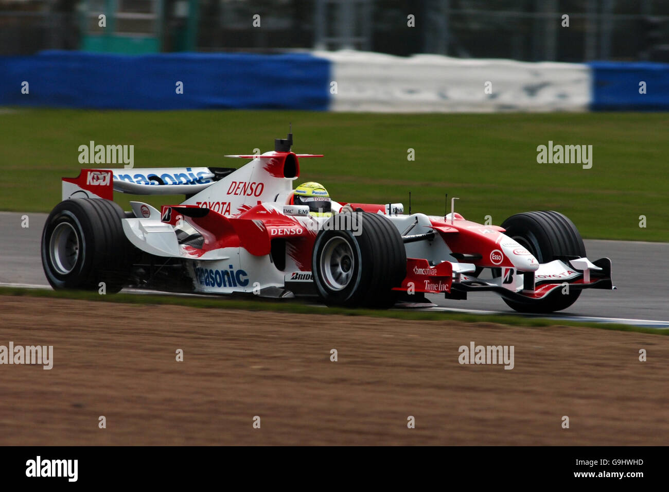 Formula One Testing Silverstone. Ralf Schumacher testing the Toyota
