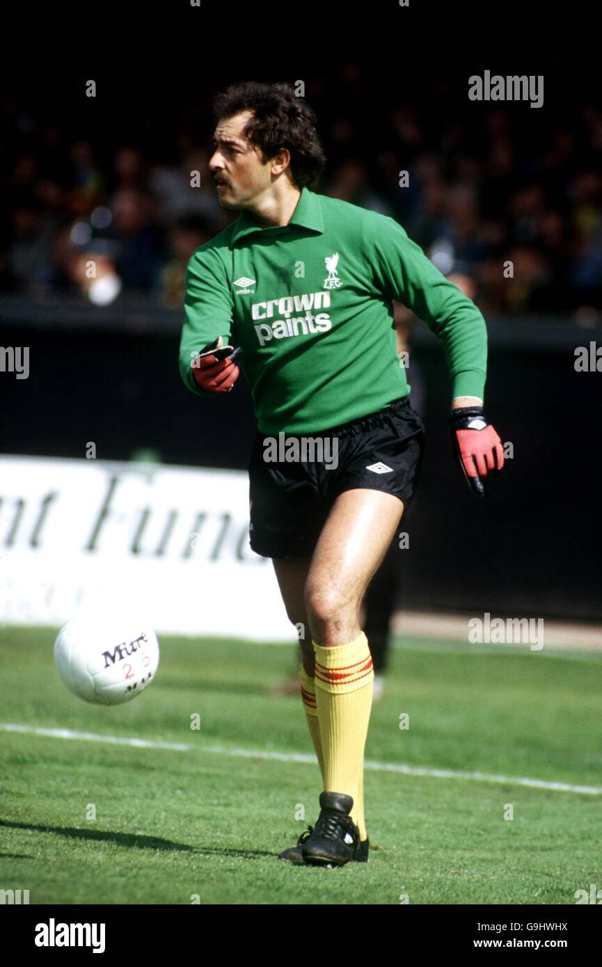 Soccer - Football League Division One - Watford v Liverpool. Bruce Grobbelaar, Liverpool goalkeeper Stock Photo