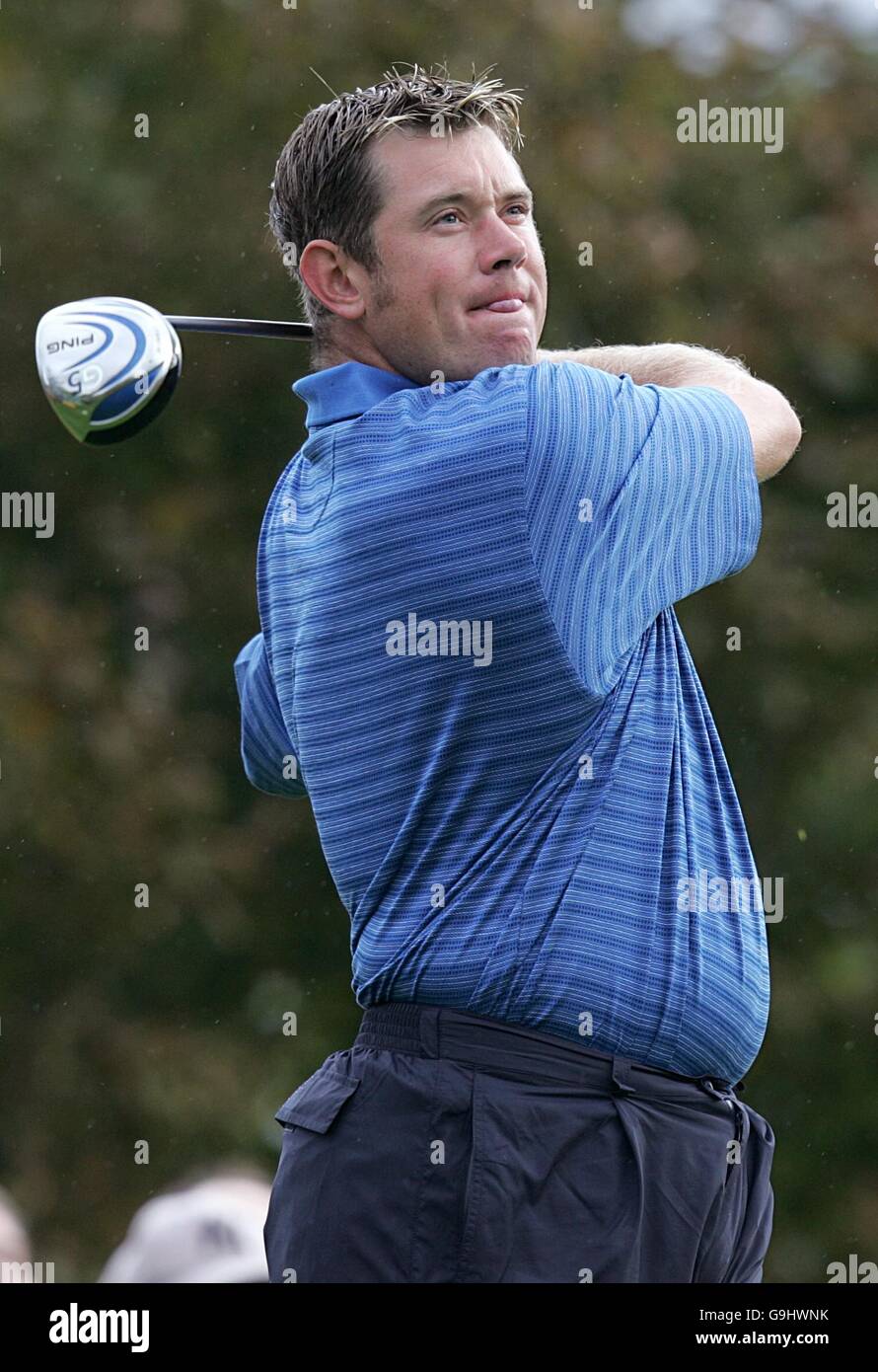 Golf - 36th Ryder Cup - Day Two - The K Club. Lee Westwood, Europe Ryder Cup Team. Stock Photo