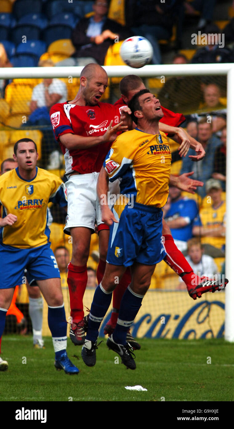 Soccer CocaCola Football League Two Mansfield Town v Accrington
